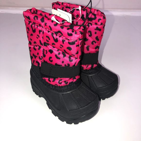 cheetah print snow boots